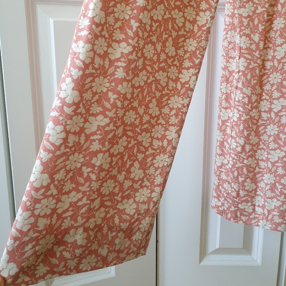 Faherty Renata jumpsuit, size M, coral - Picture 4 of 7